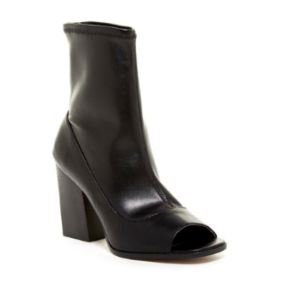 Report Bradshaw Satin Open-Toe Bootie